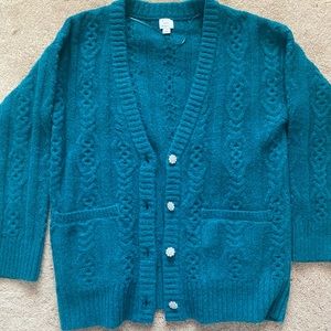 A New Day from Target green cardigan with jewel buttons. Never worn!